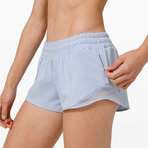 Blue Linen lulu hotty hots 2.5 brand new